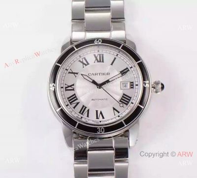 Cartier Calibre 1847 SS White Miyota 821 AAA replica